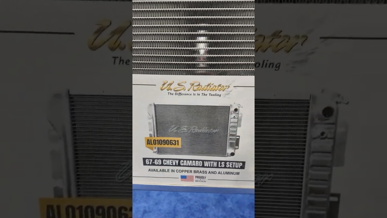 SEMA 2025 U.S. Radiator LS-Swap Radiator, Custom Neck Placement, Factory Look, Perfect for LS Build