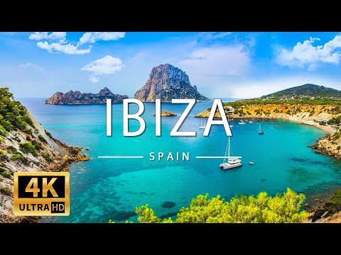 FLYING OVER IBIZA (4K UHD) - Relaxing Music Along With Beautiful Nature Videos (4K Video Ultra HD)