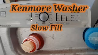 Kenmore Washer F8 E1 Slow Fill (Appliance Repair)