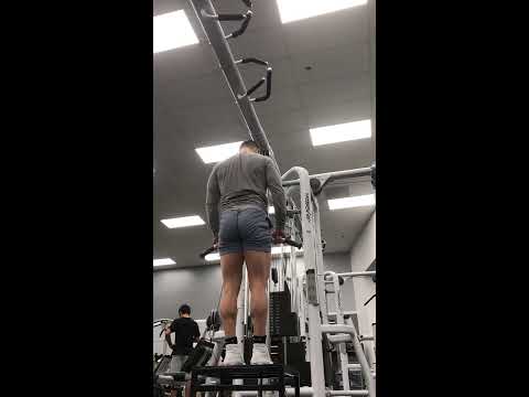 Cable stiff leg deadlift