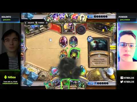 Kolento vs Powder - Heroes of Cards 3 - Hearthstone