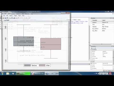 t-test for two paired samples in Stata®