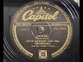 Stan Kenton with Nat 'King' Cole  'Jam-Bo'  1950 78 rpm