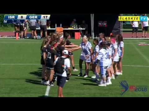 Israel - Germany 8:17 // EWLC Lacrosse 2018