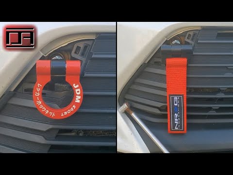 JDM Sport Steel Tow Hook & NRG Steel / Nylon Tow Strap Install (Scion tC / tC2 / tC2.5 / xB / xB2)