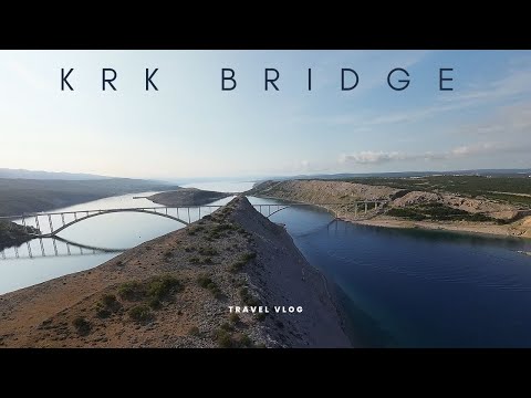 Krk island & bridge - Krčki most - Dji Avata