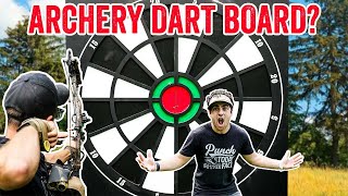 MASSIVE 8 Foot Archery Dart Board Build! 🏹