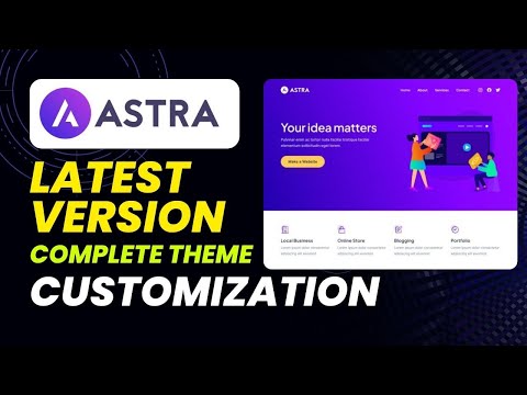 How to Customize Astra Theme in WordPress in 2024 || Latest Version Astra WordPress Theme Tutorial