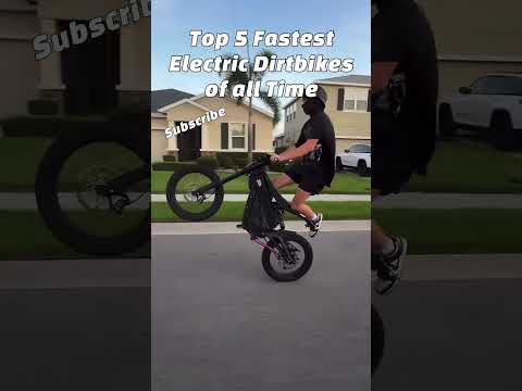 Top 5 Fastest Electric Dirtbikes of all Time #eridepro #ebike #surron #talaria #shorts #fyp