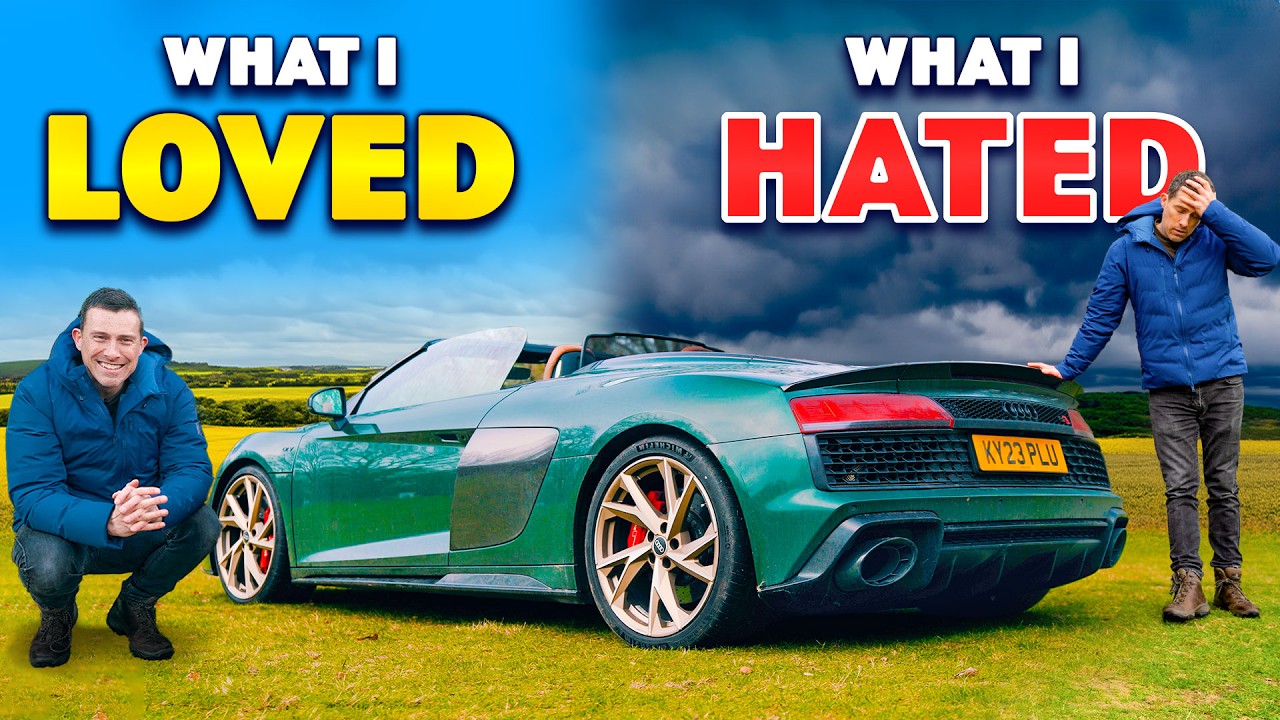 Audi R8 Spider Review - the last V10!