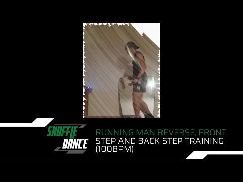 Shuffle Running Man Reverse, Front Step and Back Step Training (100BPM)