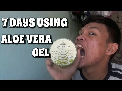 7 DAYS USING LUXE ORGANIC ALOE VERA GEL