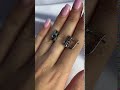 Серебряные серьги с топазом Лондон Блю 2.079ct