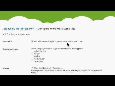 Jetpack Statistics Lesson 2 Connneting to WordPress com