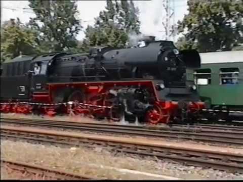 BR 35 in Meerane zum Bahnhofsfest