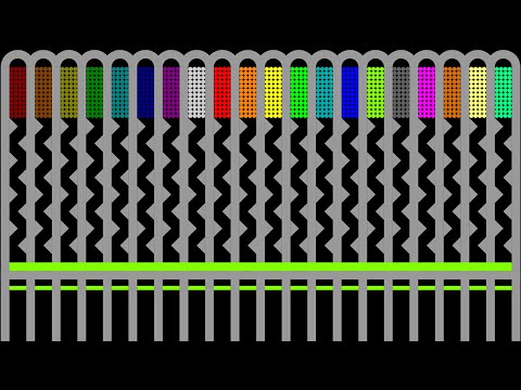 Mix and Separate - The Team Marble Race ASRM 33 in Algodoo