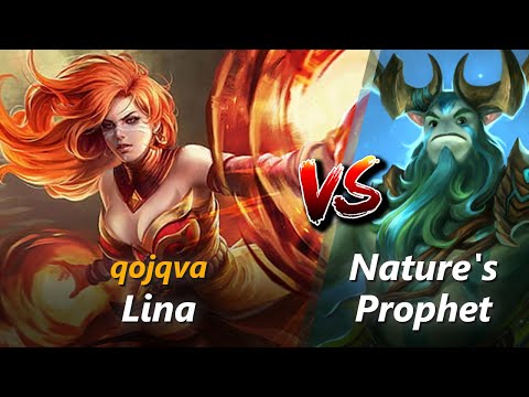 How to Lina mid vs Nature's Prophet (feat. qojqva) | First 7 minutes