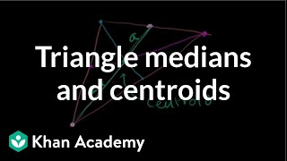 Triangle Medians and Centroids