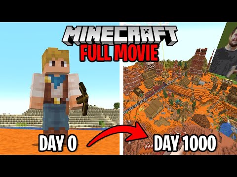 I Survived 1000 Days On The Biggest ROLEPLAY Minecraft SMP [FULL MOVIE]