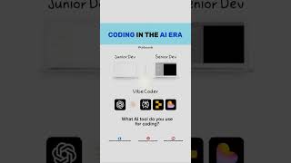 Coding in the AI Era 🤖 | Junior Dev vs Senior Dev vs AI Tools | What AI Tool Do You Use? #fyp