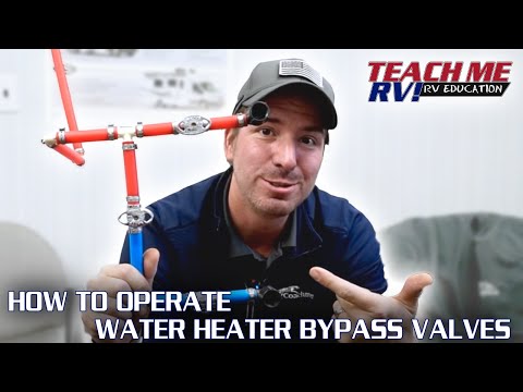 How To Operate The Water Heater Bypass Valves In Your RV | Teach Me RV!