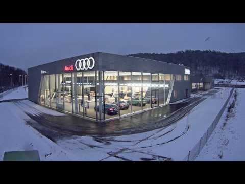 Das neue AUDI-Terminal Brass in Marburg im Zeitraffer