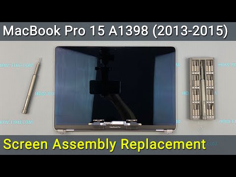 MacBook Pro 15 A1398 Screen Assembly Replacement | Step-by-step DIY Tutorial