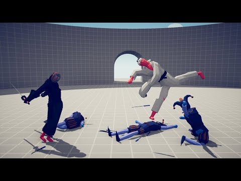 KENDO MASTER & KICKBOXER vs EVERY UNIT - TABS - Totally Accurate Battle Simulator