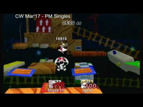 CW Mar'17 - PM Singles Losers R3 - Mask1n (G&W) Vs Ignis (Peach)