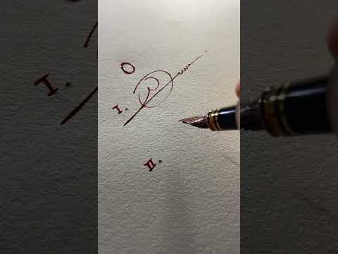 How to sign the letter O?❤️