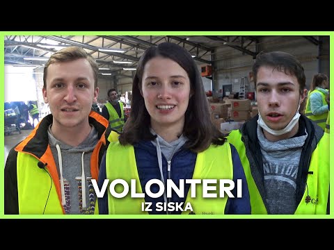 Mladi volonteri iz Siska: 'Nismo mogli sjediti dok naši sugrađani pate!'