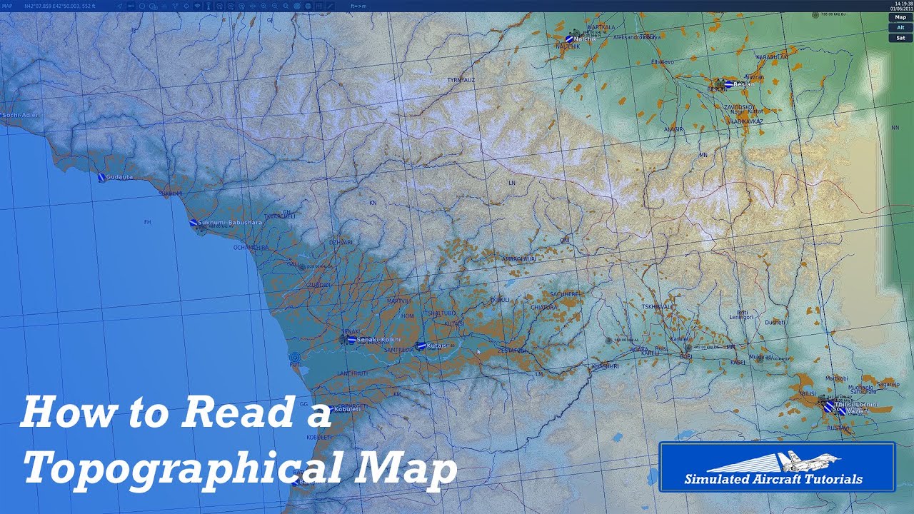DCS: How to Read a Topographical Map