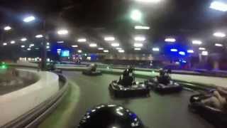 preview picture of video 'Auscarts Indoor Go Karting, Port Melbourne, Australia. Session 2, 13/2/2015'