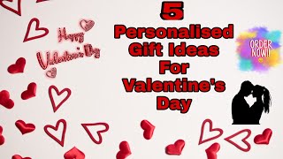 5 Gift Ideas for Valentines day |Personalised gift for boyfriend/husband |5 gift ideas for love 2021