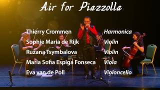 Pavadita Tango String Quartet featuring Thierry Crommen - 'Air for Piazzolla'