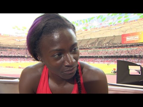 WHC 2015 Beijing - Tori Bowie USA 100m Heat 1