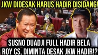Download lagu GEMPAR DESAKAN SUSNO DUADJI.!! BUKAN ROY YANG DIPIDANA SEBELUM PEMBUKTIAN IJAZAH JKW SAH‼️ mp3