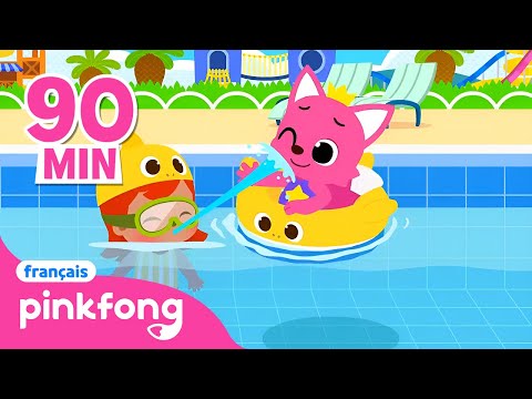 🏊‍♀️On Nage Ensemble avec Pinkfong ! | +Comptines JO | Pinkfong, Baby Shark ! Chansons pour Enfants