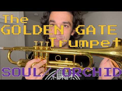 Rare Golden Gate B♭ Trumpet—Made by Kanstul image 8