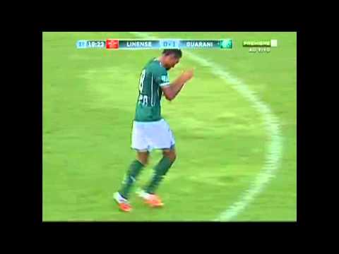 Gol de Dener - Linense 2 x 1 Guarani - Campeonato Paulista - 19/01/2013