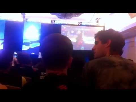 Evo crowd reaction to Reno's victory