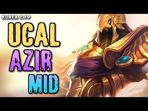 KT Ucal (1236 LP) Azir mid v Ryze matchup - Korean SoloQ P 7.19