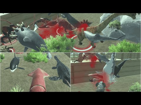 Aquatics Team vs All Teams part:2 - Animal Revolt Battle Simulator