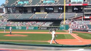 Cleveland Indians Yan Gomes 10th inning Walk-Off Three Run Homer 5/20/2013