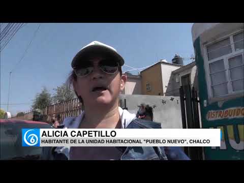 A falta de policías, aumenta el robo de coladeras en la U. H. Pueblo Nuevo, en Chalco