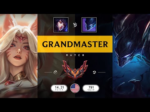 Grandmaster Match: Super Ahri vs Super Nocturne - NA server Patch 14.21