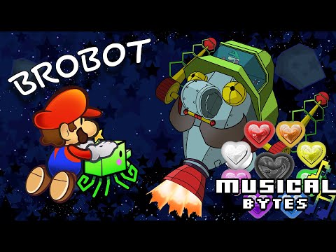Super Paper Mario Musical Bytes - Brobot Battle - Man on the Internet