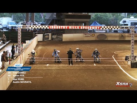 Novratil Crashes Out! Heat 1 RND2 AMA Speedway Nation Championship #crashes