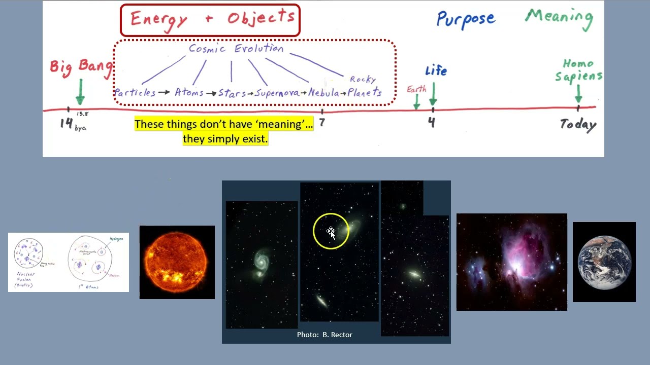 The origin of meaning in the Universe