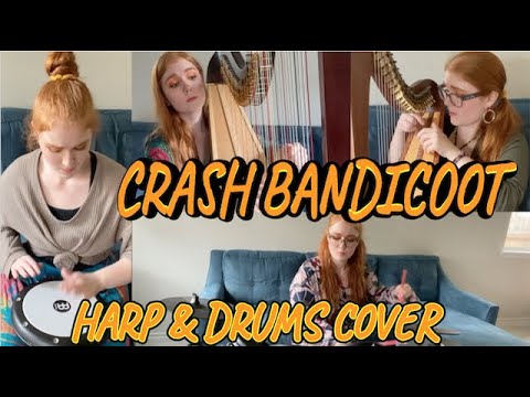Crash Bandicoot Theme - Harp & Drums Cover